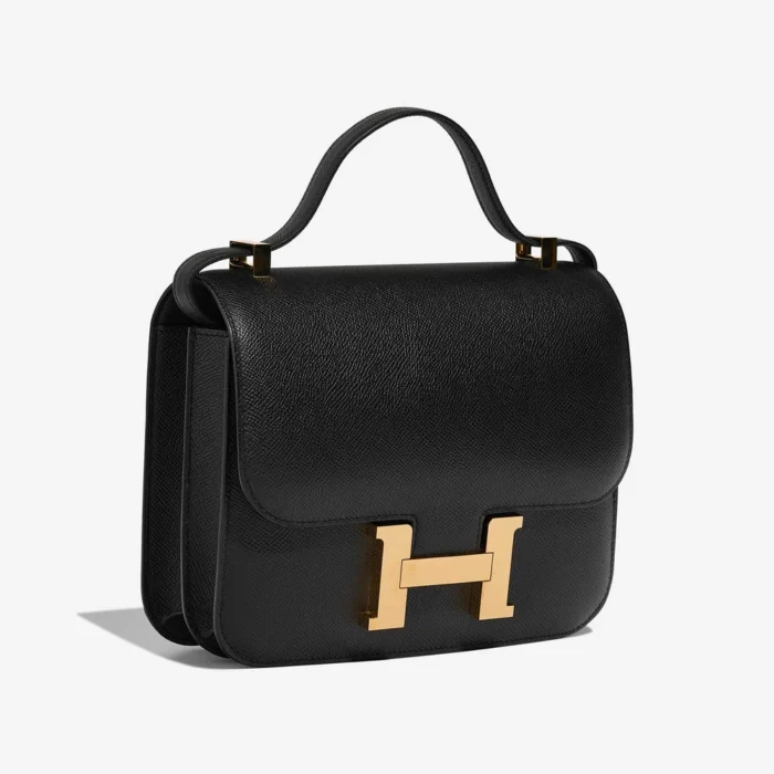 Premium Hermès Replica Constance 24 Epsom Black GHW - Direct Luxury Fashion - Image 5