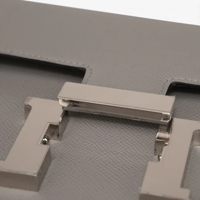 Premium Hermès Replica Constance 24 Epsom Gris Mouette PHW - Direct Luxury Fashion - Image 6