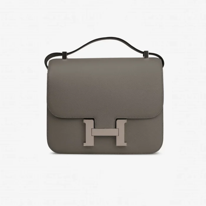 Premium Hermès Replica Constance 24 Epsom Gris Mouette PHW - Direct Luxury Fashion