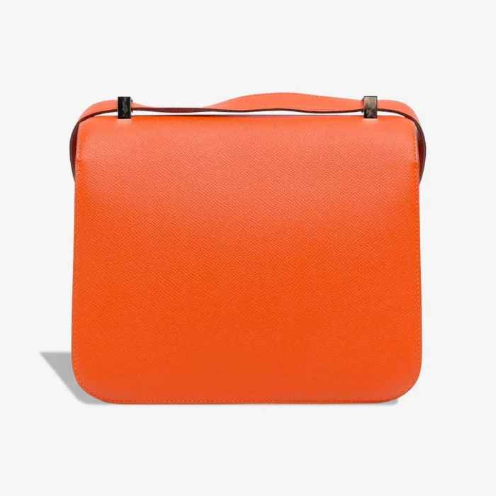 Premium Hermès Replica Constance 24 Epsom Orange PHW - Direct Luxury Fashion - Image 3