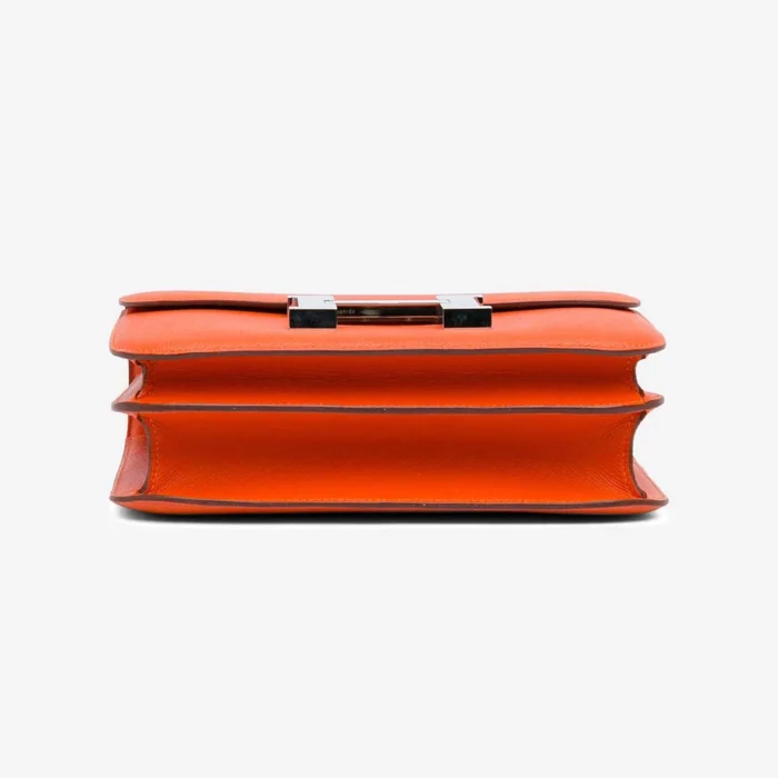 Premium Hermès Replica Constance 24 Epsom Orange PHW - Direct Luxury Fashion - Image 4