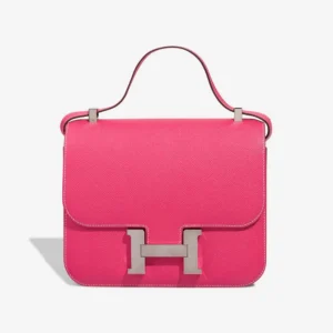 Premium Hermès Replica Constance 24 Epsom Rose Tyrien PHW - Direct Luxury Fashion
