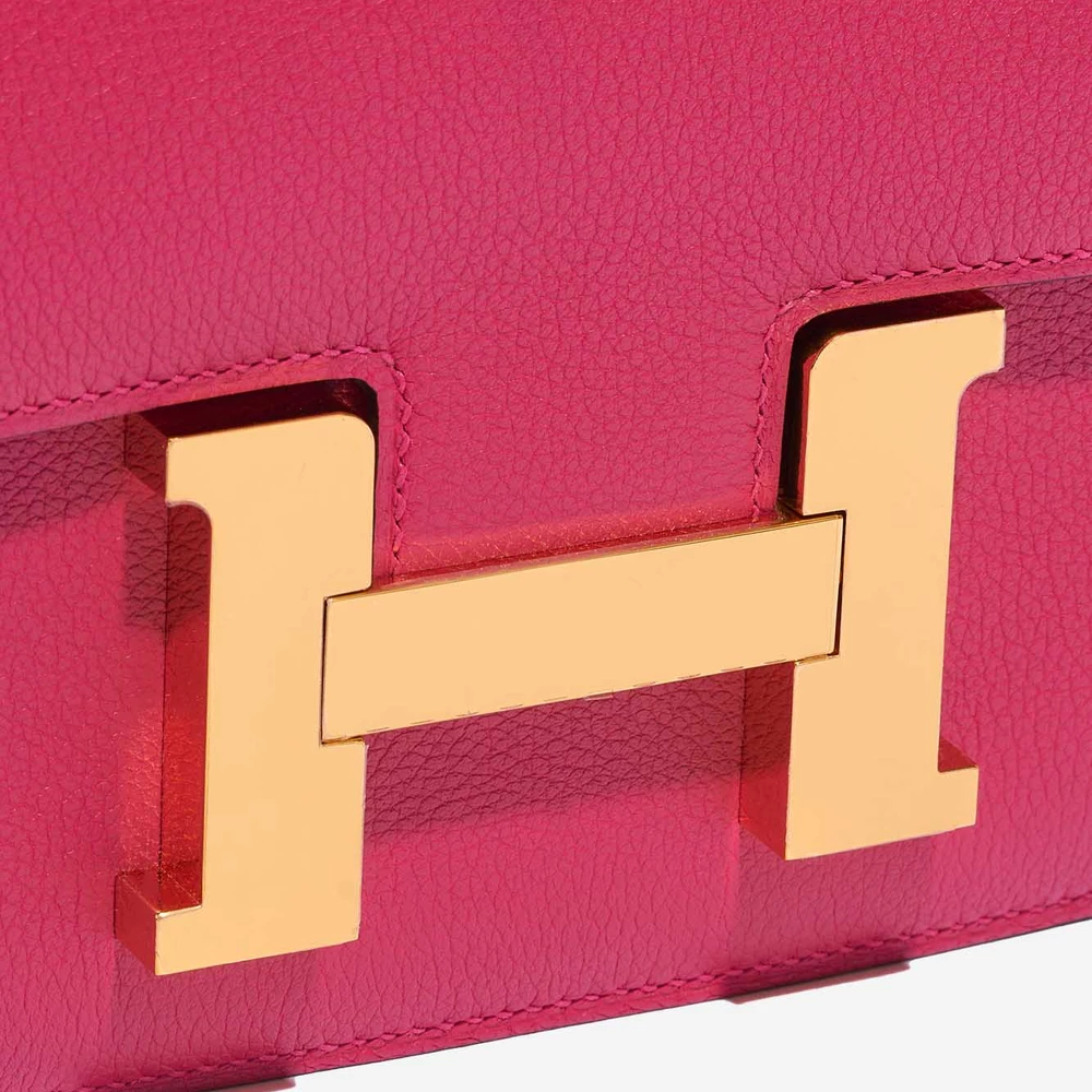 Premium Hermès Replica Constance 24 Evercolor Rose Mexico GHW - Direct Luxury Fashion - Image 6