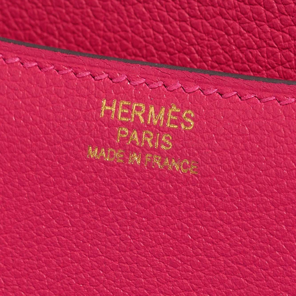 Premium Hermès Replica Constance 24 Evercolor Rose Mexico GHW - Direct Luxury Fashion - Image 5