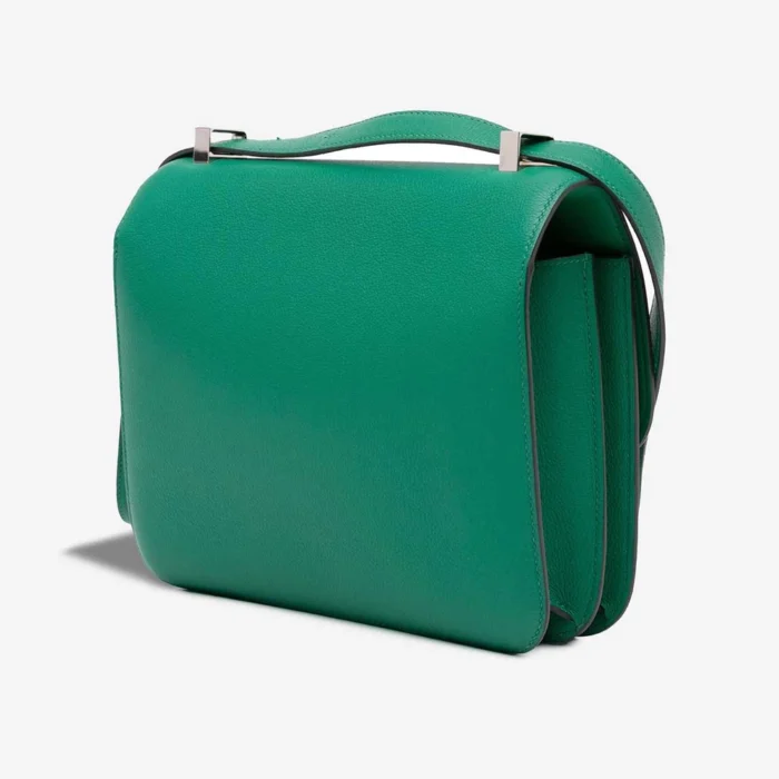 Premium Hermès Replica Constance 24 Evercolor Vert Jade PHW - Direct Luxury Fashion - Image 2