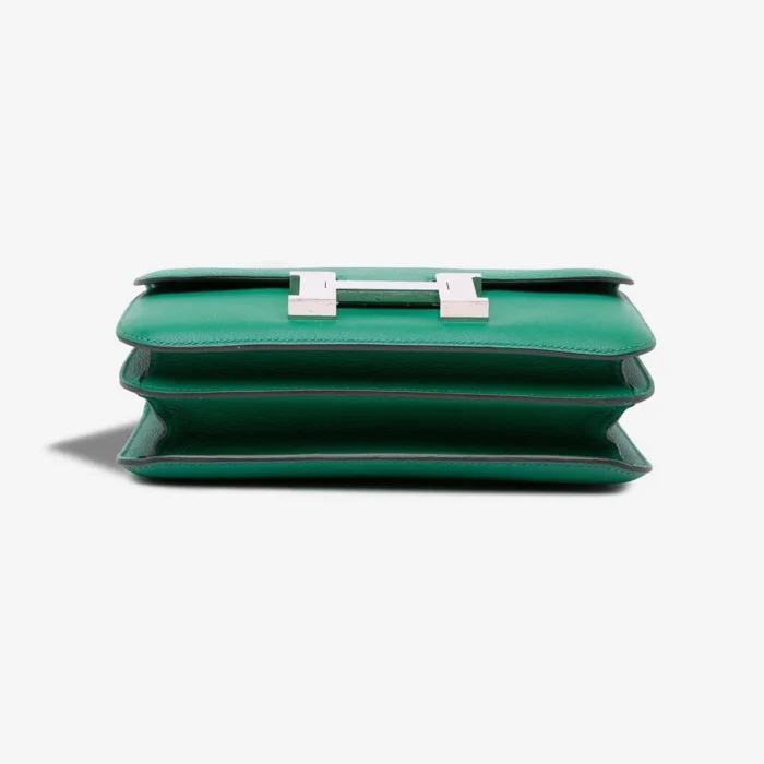Premium Hermès Replica Constance 24 Evercolor Vert Jade PHW - Direct Luxury Fashion - Image 3