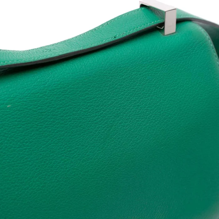 Premium Hermès Replica Constance 24 Evercolor Vert Jade PHW - Direct Luxury Fashion - Image 4