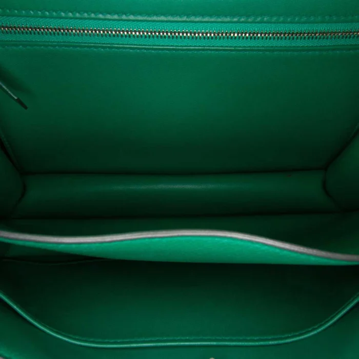 Premium Hermès Replica Constance 24 Evercolor Vert Jade PHW - Direct Luxury Fashion - Image 5