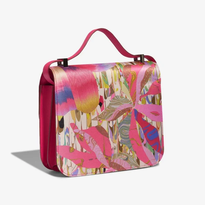 Premium Hermès Replica Constance Marble 24 Silk/Swift Multicolour/Rose Mexico PHW - Direct Luxury Fashion - Image 5