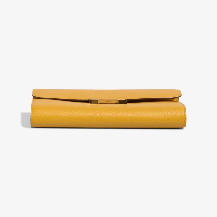 Premium Hermès Replica Constance To Go Epsom Jaune Ambre GHW - Direct Luxury Fashion - Image 4