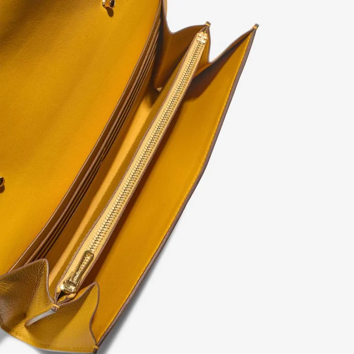 Premium Hermès Replica Constance To Go Epsom Jaune Ambre GHW - Direct Luxury Fashion - Image 7