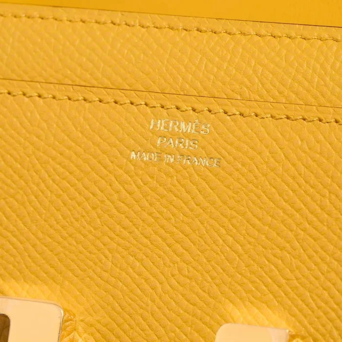 Premium Hermès Replica Constance To Go Epsom Jaune Ambre GHW - Direct Luxury Fashion - Image 2