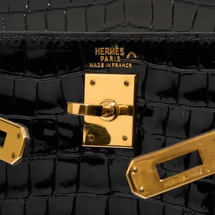 Premium Hermès Replica Elan Pocket 24 Swift Gold GHW - Direct Luxury Fashion - Image 2