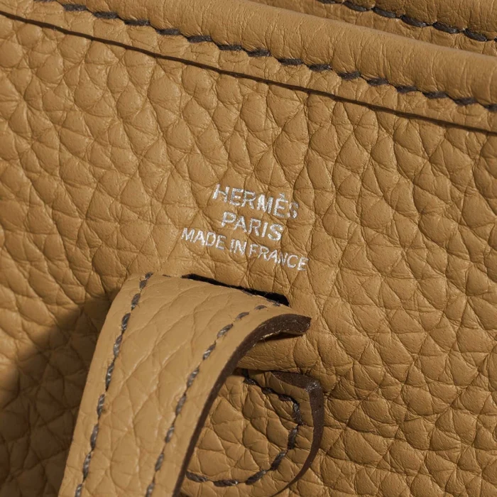 Premium Hermès Replica Evelyne 16 Amazone Biscuit/Camel PHW - Direct Luxury Fashion - Image 2