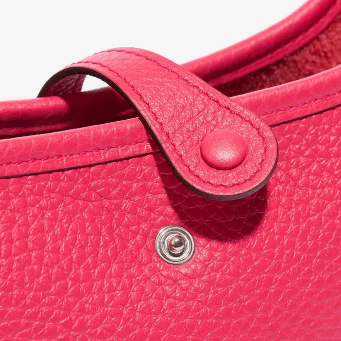 Premium Hermès Replica Evelyne 16 Amazone Rose Extreme PHW - Direct Luxury Fashion - Image 6