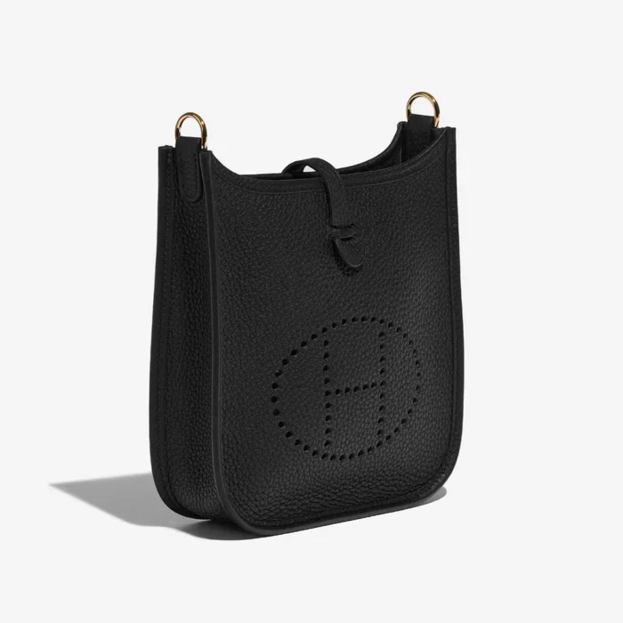 Premium Hermès Replica Evelyne 16 Clemence Black GHW - Direct Luxury Fashion - Image 5
