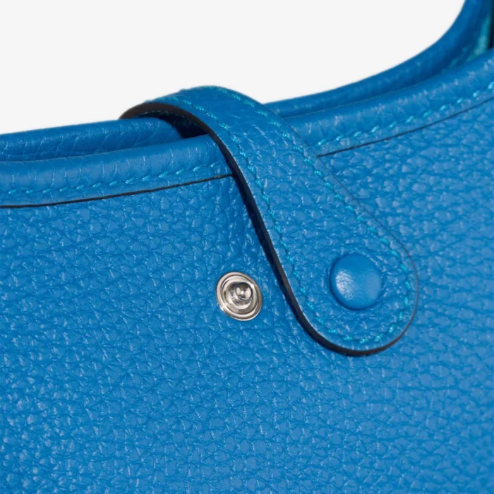 Premium Hermès Replica Evelyne 16 Clemence Bleu Zelliege PHW - Direct Luxury Fashion - Image 6