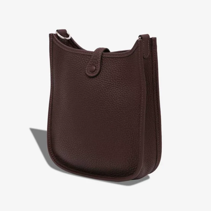 Premium Hermès Replica Evelyne 16 Clemence Rouge Sellier PHW - Direct Luxury Fashion - Image 3