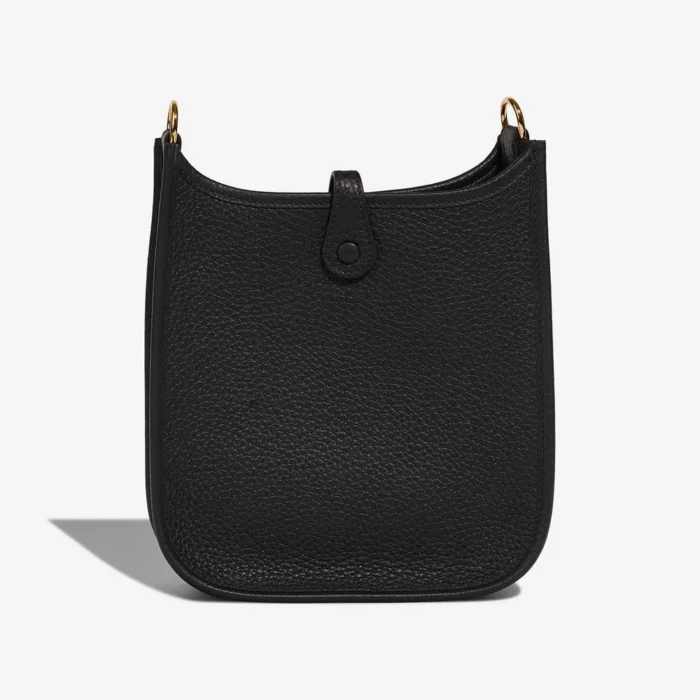 Premium Hermès Replica Evelyne 16 Taurillon Clemence Black GHW - Direct Luxury Fashion - Image 3