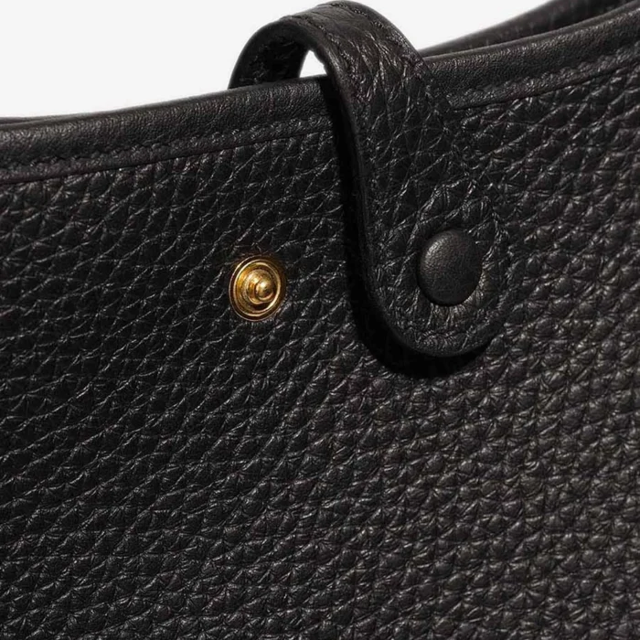 Premium Hermès Replica Evelyne 16 Taurillon Clemence Black GHW - Direct Luxury Fashion - Image 7