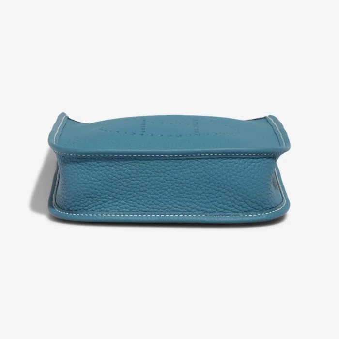 Premium Hermès Replica Evelyne 16 Taurillon Clemence Bleu Jean GHW - Direct Luxury Fashion - Image 4