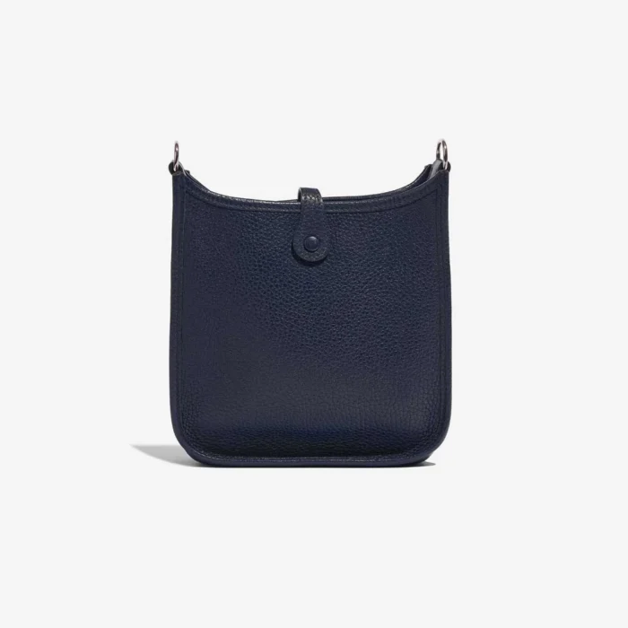 Premium Hermès Replica Evelyne 16 Taurillon Clemence Blue Nuit PHW - Direct Luxury Fashion - Image 2