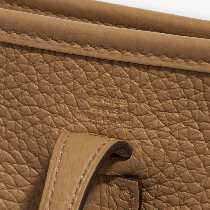 Premium Hermès Replica Evelyne 16 Taurillon Clemence Chai GHW - Direct Luxury Fashion - Image 6