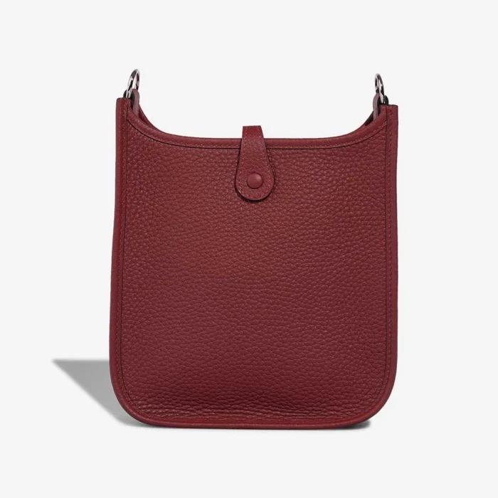 Premium Hermès Replica Evelyne 16 Taurillon Clemence Rouge H PHW - Direct Luxury Fashion - Image 3