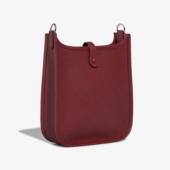 Premium Hermès Replica Evelyne 16 Taurillon Clemence Rouge H PHW - Direct Luxury Fashion - Image 5