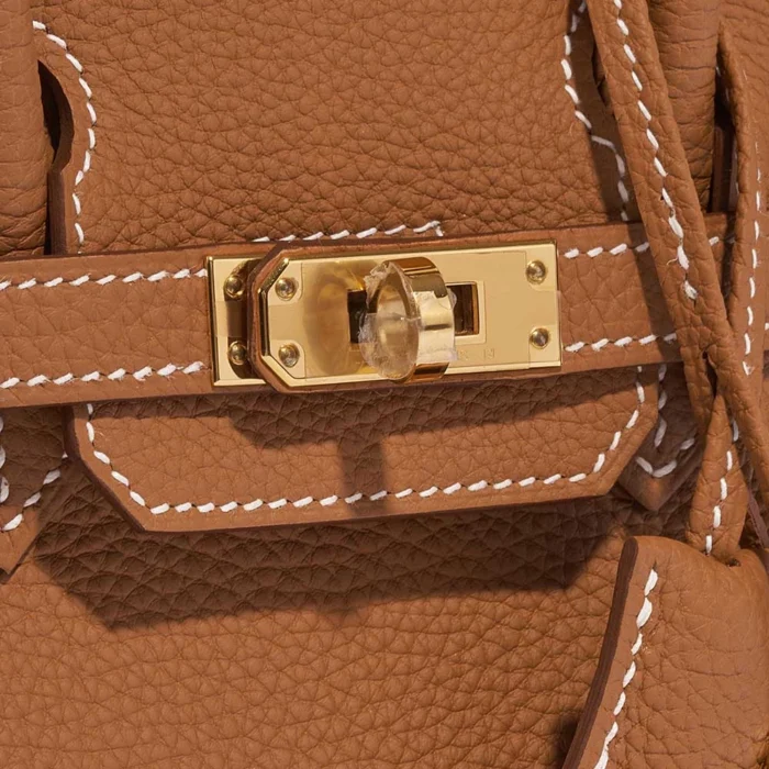 Premium Hermès Replica Evelyne 16 Taurillon Clemence Etoupe/Bleu Indigo GHW - Direct Luxury Fashion - Image 7