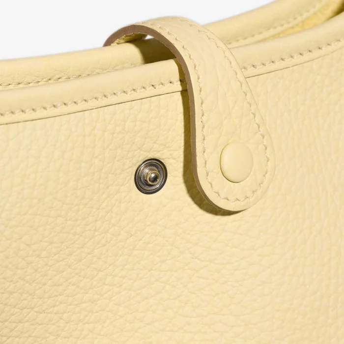 Premium Hermès Replica Evelyne 16 Taurillon Clemence/Amazone Jaune Milton PHW - Direct Luxury Fashion - Image 6