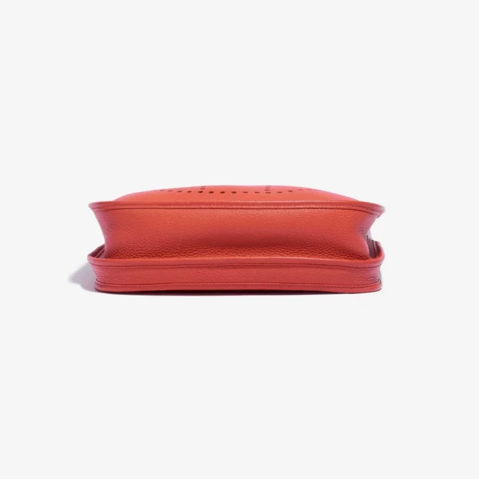 Premium Hermès Replica Evelyne 29 Clemence Rouge Pivoine PHW - Direct Luxury Fashion - Image 3