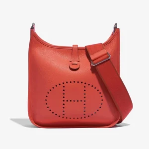 Premium Hermès Replica Evelyne 29 Clemence Rouge Pivoine PHW