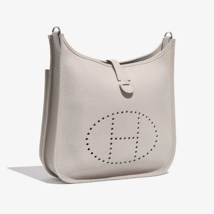 Premium Hermès Replica Evelyne 29 Taurillon Clemence Beton PHW - Direct Luxury Fashion - Image 5
