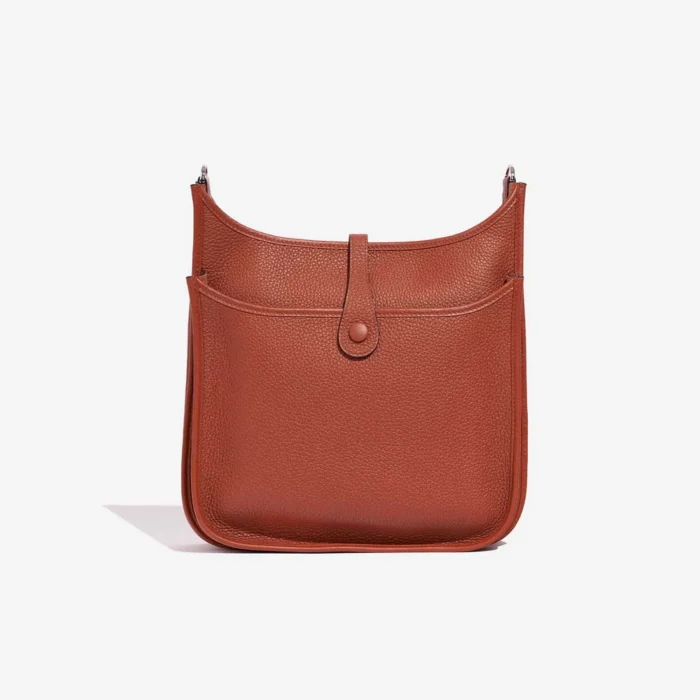 Premium Hermès Replica Evelyne 29 Taurillon Clemence Cuivre PHW - Direct Luxury Fashion - Image 2
