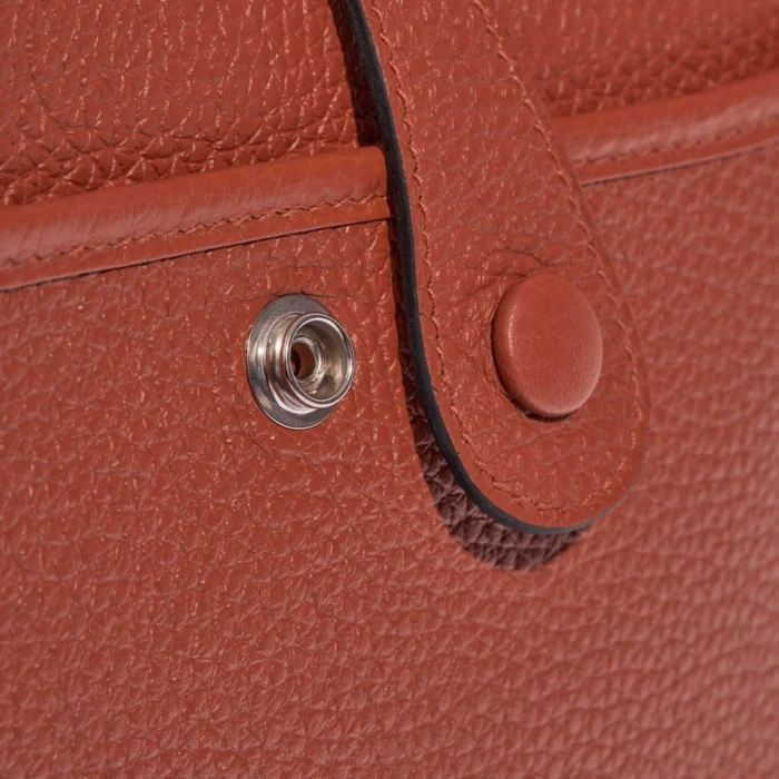 Premium Hermès Replica Evelyne 29 Taurillon Clemence Cuivre PHW - Direct Luxury Fashion - Image 7