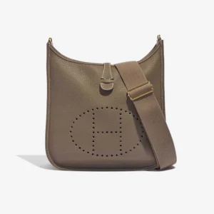 Premium Hermès Replica Evelyne 29 Clemence Etoupe GHW | DLF