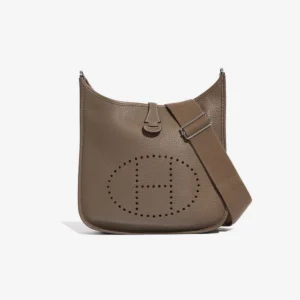 Premium Hermès Replica Evelyne 29 Taurillon Clemence Etoupe PHW