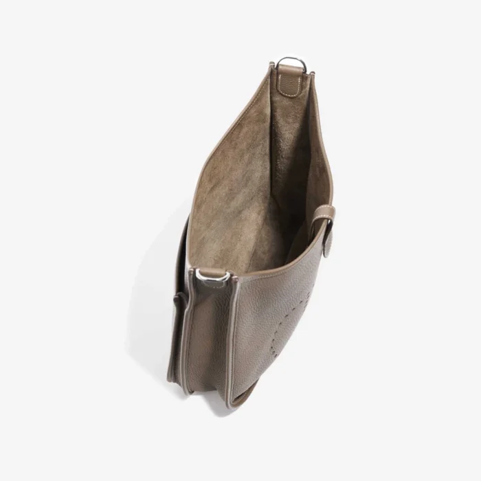 Premium Hermès Replica Evelyne 29 Taurillon Clemence Etoupe PHW - Direct Luxury Fashion - Image 5