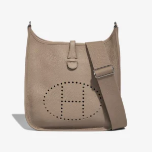 Premium Hermès Replica Evelyne 29 Taurillon Clemence Trench PHW - Direct Luxury Fashion