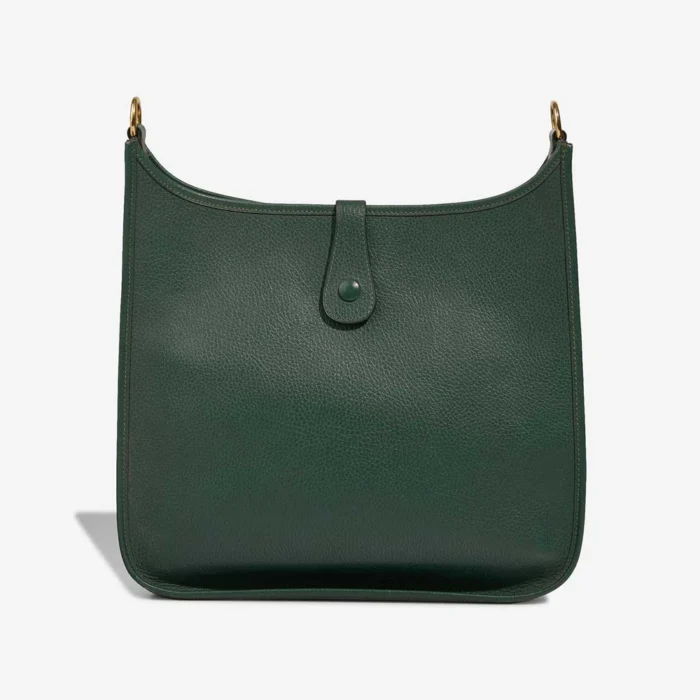 Premium Hermès Replica Evelyne 33 Clemence Vert Anglais GHW - Direct Luxury Fashion - Image 3