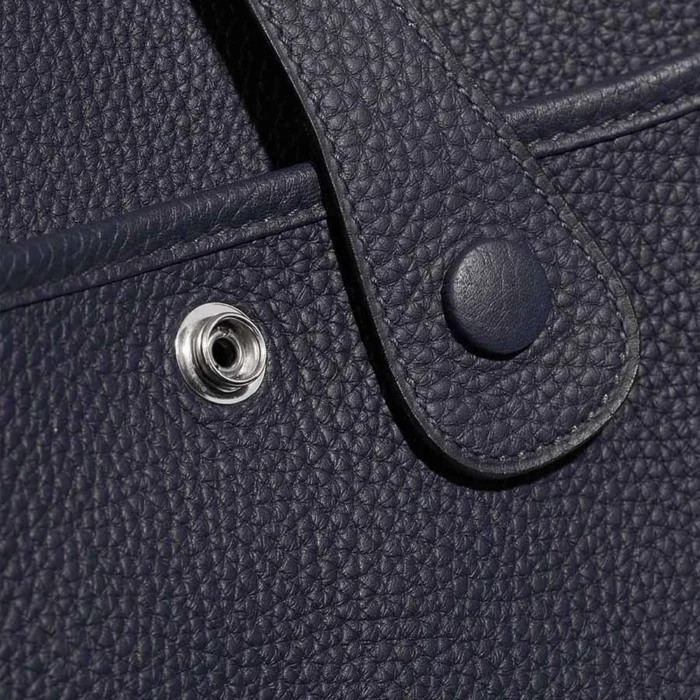 Premium Hermès Replica Evelyne 33 Taurillon Clemence Bleu Nuit PHW - Direct Luxury Fashion - Image 4