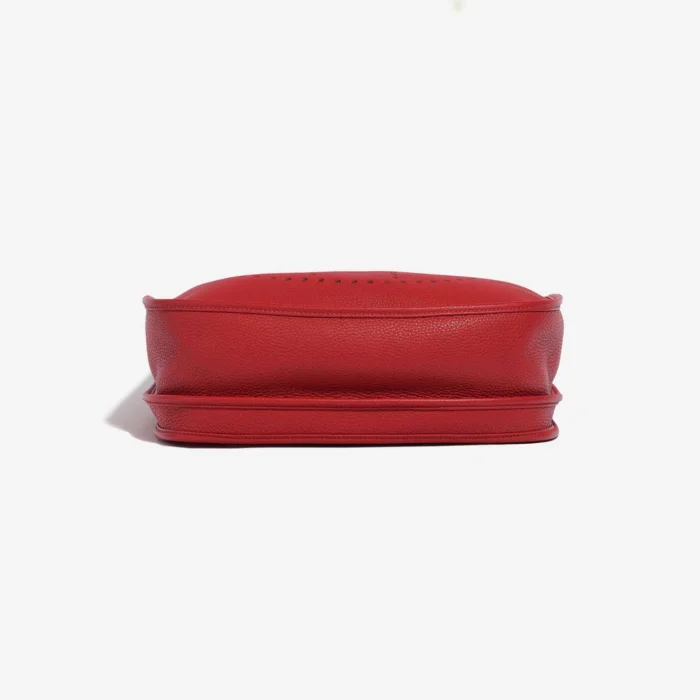 Premium Hermès Replica Evelyne 33 Taurillon Clemence Rouge Casaque PHW - Direct Luxury Fashion - Image 3