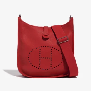 Premium Hermès Replica Evelyne 33 Rouge Casaque PHW | Direct Luxury