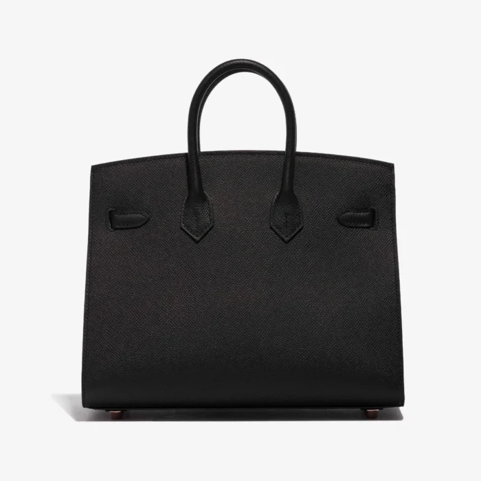 Premium Hermès Replica HSS Birkin 25 Epsom Black/Jaune Ambre GHW - Direct Luxury Fashion - Image 2