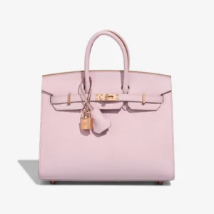Premium Hermès Replica HSS Birkin 25 Epsom Mauve Pale/Rose Sakura RGHW - Direct Luxury Fashion