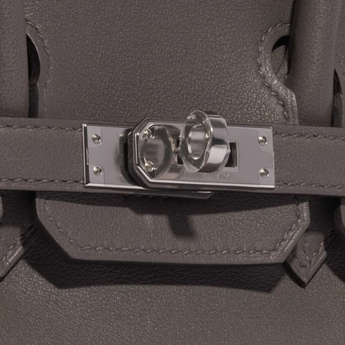 Premium Hermès Replica HSS Birkin 25 Swift Etain PHW - Direct Luxury Fashion - Image 7