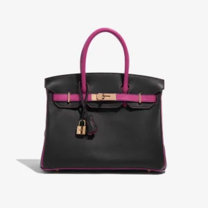 Premium Hermès Replica HSS Birkin 30 Swift Black/Pourpe GHW
