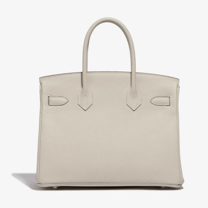Premium Hermès Replica HSS Birkin 30 Togo Craie/Blue Glacier PHW - Direct Luxury Fashion - Image 2