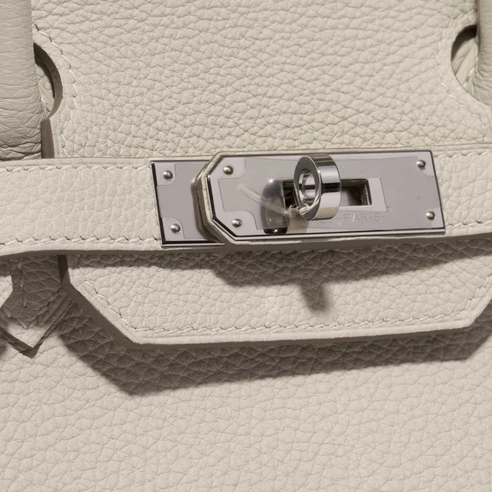 Premium Hermès Replica HSS Birkin 30 Togo Craie/Blue Glacier PHW - Direct Luxury Fashion - Image 7